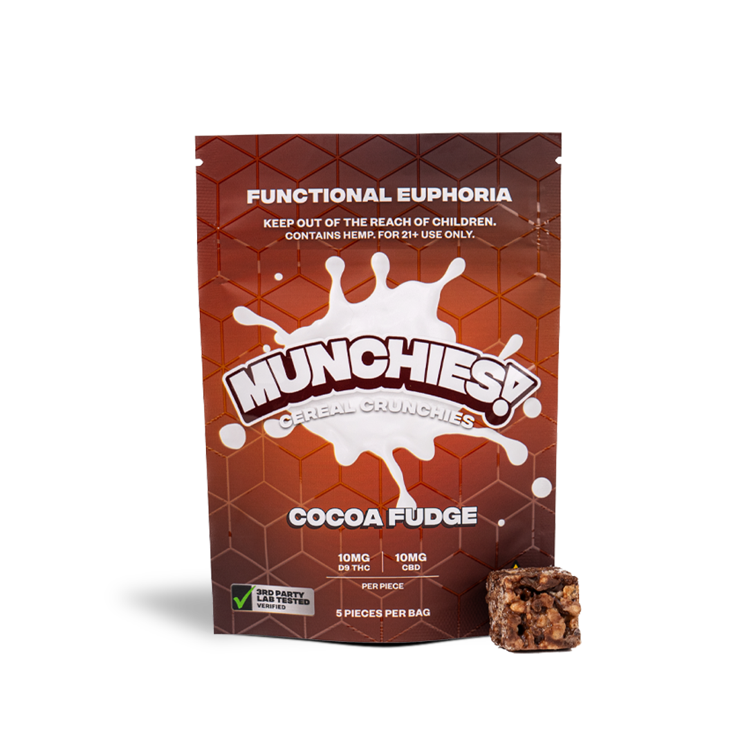 Cereal Edibles | Premium THC + CBD Edibles - Cocoa Fudge / 1 pack | Munchies!